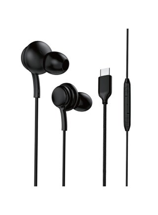 Wired earphone, Type-C, anti-cut fabric - view 3